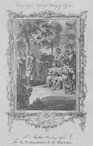 Saint Augustin prêchant devant le roi Ethelbert et la reine Bertha, 1773