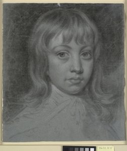 Portrait de Thomas Waller enfant, de face vers la gauche - Charles Grignion d.Y.