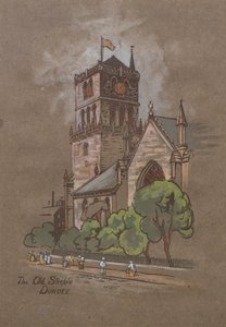 Le vieux clocher, Dundee - Charles Gustav Louis Phillips
