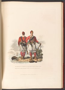Corps étrangers au service britannique. Soldats du régiment d