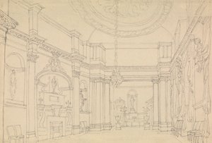 Hall, Easton Neston, Northants - Charles Hamilton Smith