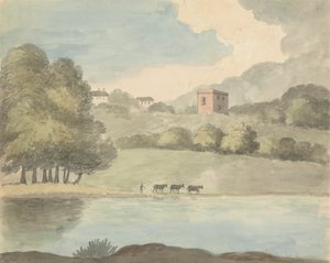 Paysage fluvial - Charles Hamilton Smith