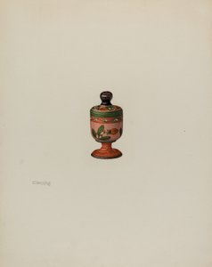 Boîte à safran allemande de Pennsylvanie
