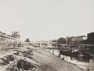 Vue depuis le Pont de la Concorde, 1852