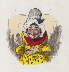 Vieille femme riant - Charles Henry (after) Bennett