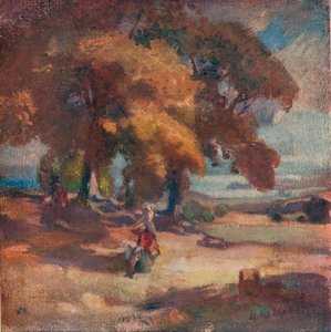 Les ramasseurs de noix, vers 1902