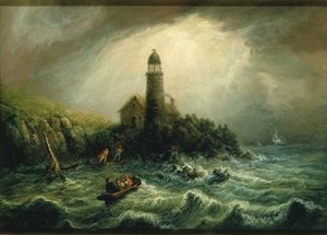 Vue sur le phare du Cap Poge - Charles Hubbard