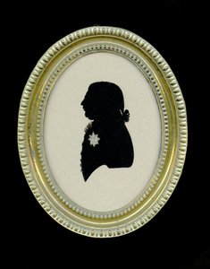 Silhouette de George III (1738-1820), vers 1796-98