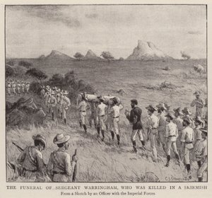 Les Funérailles du sergent Warringham, tué dans une escarmouche - Charles J. (after) Staniland