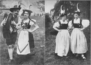 Types de costumes traditionnels tyroliens - Charles J. S. Makin