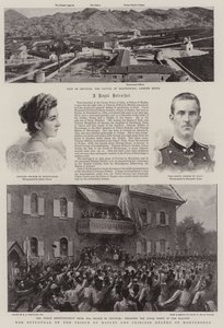 Les fiançailles du Prince de Naples et de la Princesse Hélène de Monténégro