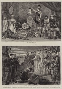 Les tableaux historiques et le bal costumé de l