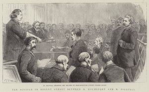 La bagarre dans Regent Street entre M. Rochefort et M. Pilotell - Charles J. Staniland