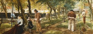 La promenade de la ficelle, Lowestoft, 1876