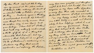 Lettre de Charles James Fox à sa tante Emily, 21 octobre 1798