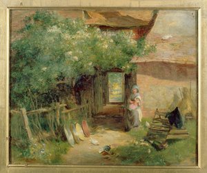 Un jardin de cottage - Charles James Lewis