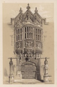 Frontispice pour Old English Mansions, troisième série, par C J Richardson
