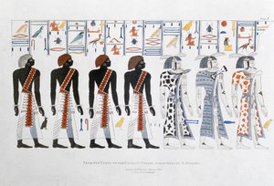 Hiéroglyphes des tombes des rois à Thèbes, découverts par G Belzoni, 1820-1822