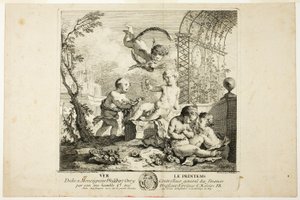 Printemps, planche une de Les Quatre Saisons - Charles Joseph Natoire