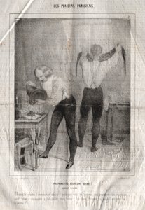 Les plaisirs parisiens : Préparatifs pour une soirée. Luxe et misère. Maudite plume ! Méchante... - Charles Joseph Traviès de Villers