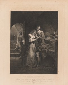 Sir Walter Raleigh peignant avec sa femme