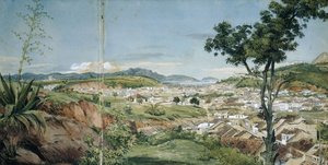 Nouvelle ville de Rio de Janeiro depuis le Livramiento, c. 1825-6 - Charles Landseer