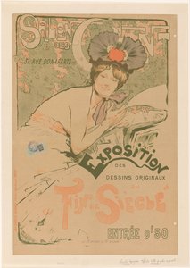 Affiche pour une exposition du Salon des Cent