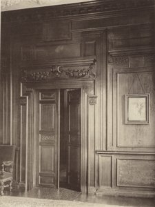 Thorpe Hall, Grantham, Porte et Panneaux dans la Salle à Manger