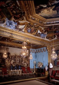 Le salon des muses, château de Vaux-le-Vicomte