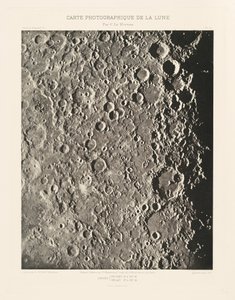 Carte photographique de la lune, planche III (Photographic Chart of the Moon, plate III),April 27 - Charles le Morvan
