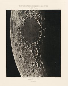 Carte photographique de la lune, planche VII (Photographic Chart of the Moon, plate VII),23 février