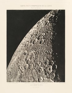 Carte photographique de la lune, planche V (Photographic Chart of the Moon, plate V),April 18 - Charles le Morvan