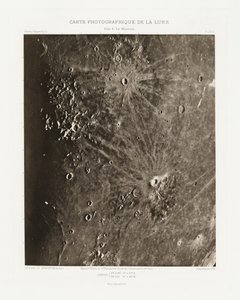 Carte photographique de la lune, planche XIV.A (Photographic Chart of the Moon, plate XIV.A),August 27 - Charles le Morvan