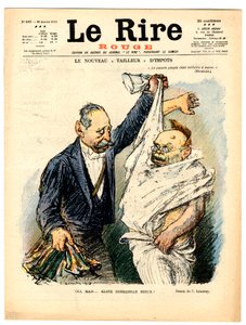 Couverture de « Le Lire rouge », Satirique en N&B