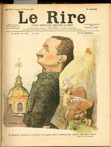 Couverture de "The Laughter", satirique en couleurs