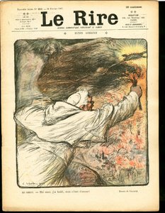 Couverture de "Le Rire", Satirique en Couleurs - Charles Leandre
