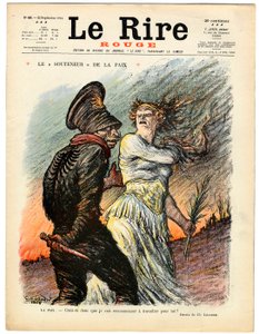 Couverture de The Red Laughter, Satirique en couleurs - Charles Leandre