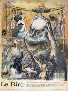 Première page du journal "Le Rire" du 1er mars 1902 dédiée au centenaire de la naissance de Victor Hugo