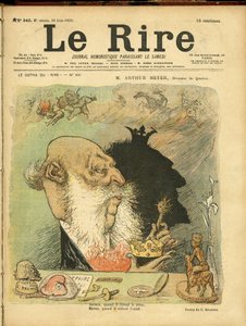 Illustration de Charles Leandre pour la couverture de Le Rire, No. 240