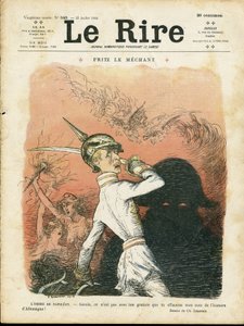Illustration de Charles Léandre (1862-1934) pour la couverture de Le Rire