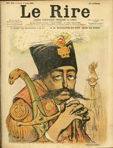 Illustration de Charles Leandre (1862-1934) pour la couverture de Le Rire