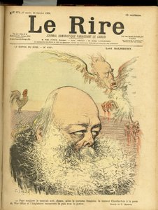 Illustration de Charles Léandre (1862-1934) pour la couverture de Le Rire