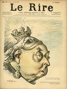Illustration de Charles Léandre (1862-1934) pour la couverture de Le Rire - Charles Leandre