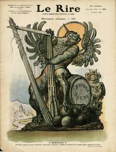 Illustration de Charles Léandre (1862-1934) pour la couverture de Le Rire