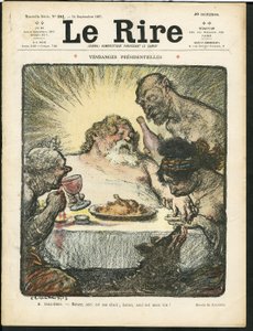 Illustration de Charles Léandre pour la couverture de Le Rire - Charles Leandre