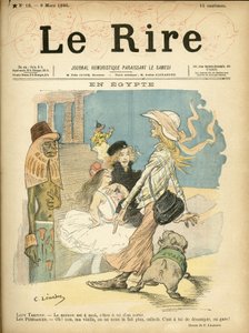 Illustration de Charles Léandre (1862-1934) pour la couverture de Le Rire