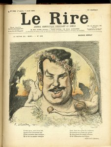 Illustration de Charles Leandre pour la couverture de Le Rire