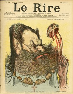 Illustration de Charles Léandre pour la couverture de Le Rire