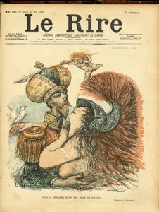 Illustration de Charles Léandre pour la couverture de Le Rire