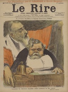 M. Le Président Fallières et Le Procureur Général Octave Bernard, Illustration pour Le Rire